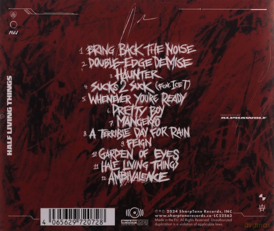 Alpha Wolf: Half Living Things [CD]