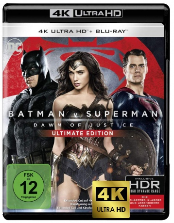Batman v Superman: Dawn of Justice (Batman kontra Superman: Świt sprawiedliwości) [Blu-Ray 4K]+[Blu-Ray]