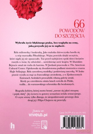 66 powodów do szczęścia - Teresa Godlewska, Filip Chajzer [KSIĄŻKA]