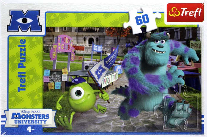 TREFL 60 el. - Mike i Sully (Disney) (17227) [PUZZLE]