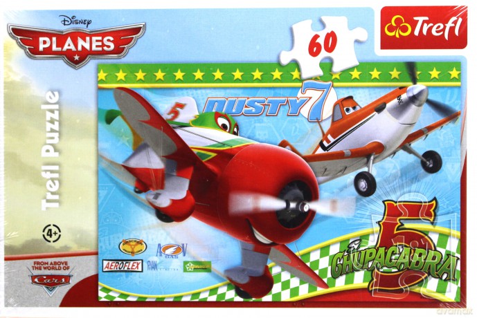 TREFL 60 el. - Dusty i Chupacabra - Samoloty (Planes) (Disney) (17228) [PUZZLE]