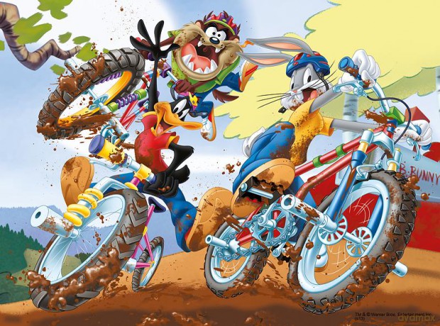 TREFL 30 el. Looney Tunes - Rajd rowerowy (18169) [PUZZLE]