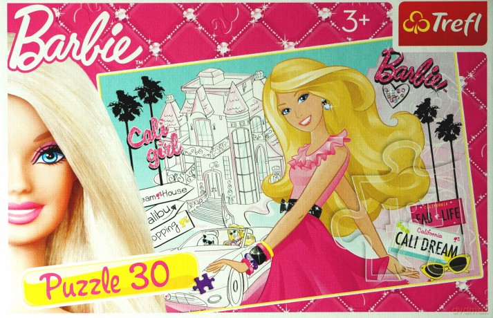 TREFL 30 el. - Kalifornijski sen - Barbie (18171) [PUZZLE]
