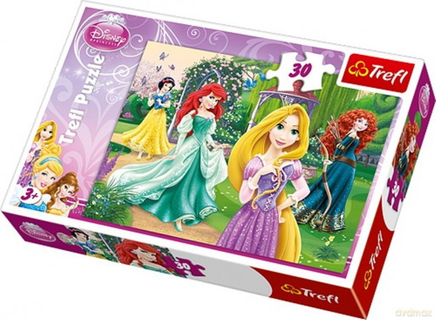 TREFL 30 el. Roszpunka, Merida, Arielka i Śnieżka (Disney) (Księżniczki) (18172) [PUZZLE]