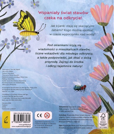 Co się kryje w stawie. Młodzi przyrodnicy - Molly Littleboy [KSIĄŻKA]