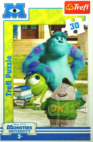 TREFL 30 el. Monster University; W drodze na zajęcia (Disney) (18173) [PUZZLE]