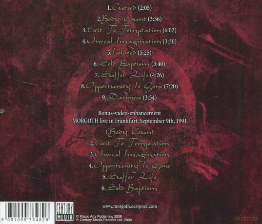 Morgoth: Cursed (Re-Issue + Bonus) [CD]