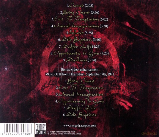 Morgoth: Cursed (Re-Issue + Bonus) [CD]