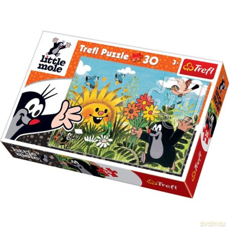 TREFL 30 Little Mole Krecik: Radosne spotkanie (18180) [PUZZLE]