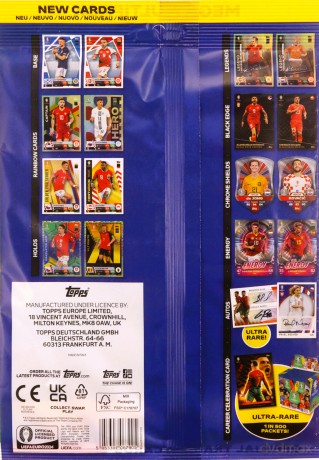 Euro 2024 Topps Cards mega multipack [KARTY]