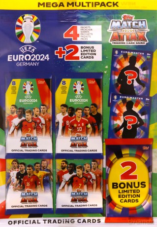 Euro 2024 Topps Cards mega multipack [KARTY]