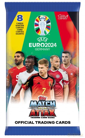 Euro 2024 Topps Cards saszetki z kartami 1 szt. mix [FIGURKA]