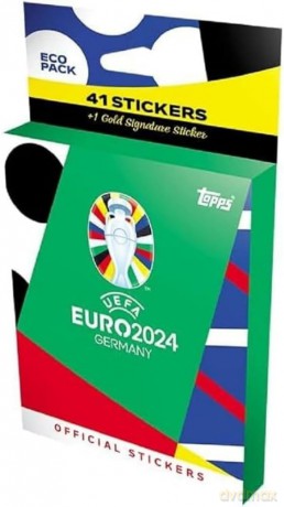 Euro 2024 Topps Stickers eco pack [FIGURKA]