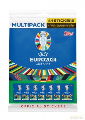 Euro 2024 Topps Stickers multipack