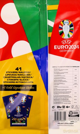 Euro 2024 Topps Stickers multipack