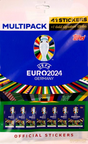 Euro 2024 Topps Stickers multipack