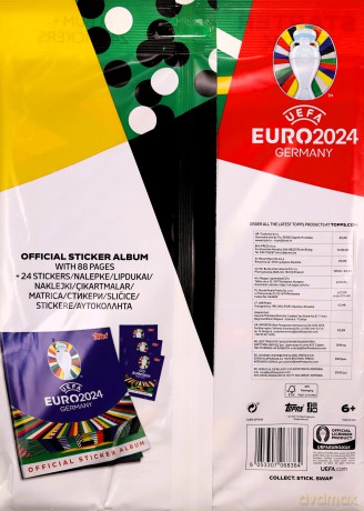 Euro 2024 Topps Stickers starter pack [FIGURKA]