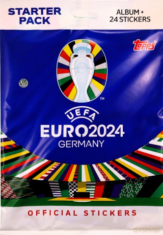 Euro 2024 Topps Stickers starter pack [FIGURKA]
