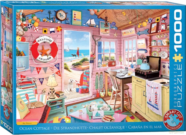EUROGRAPHICS 1000 el. Beach Cottage 6000-5908 [PUZZLE]