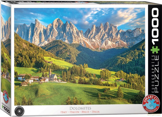 EUROGRAPHICS 1000 el. Dolomites Mountains Alto Adige 6000-5706 [PUZZLE]