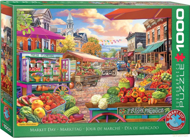 EUROGRAPHICS 1000 el. Main Street Market Day 6000-5860 [PUZZLE]