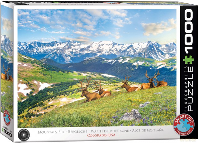 EUROGRAPHICS 1000 el. Mountain Elks 6000-5705 [PUZZLE]