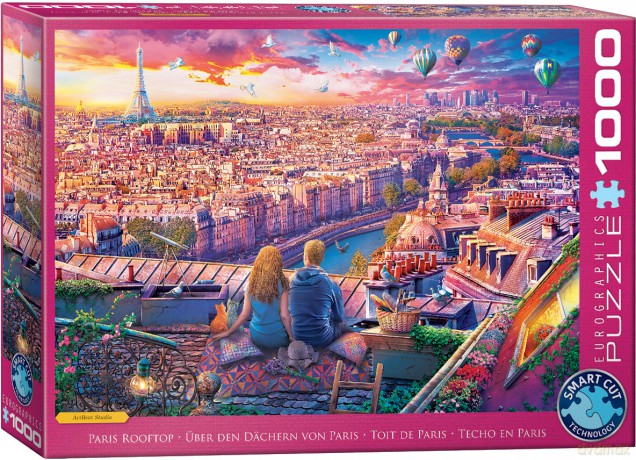 EUROGRAPHICS 1000 el. Paris Rooftop 6000-5886 [PUZZLE]