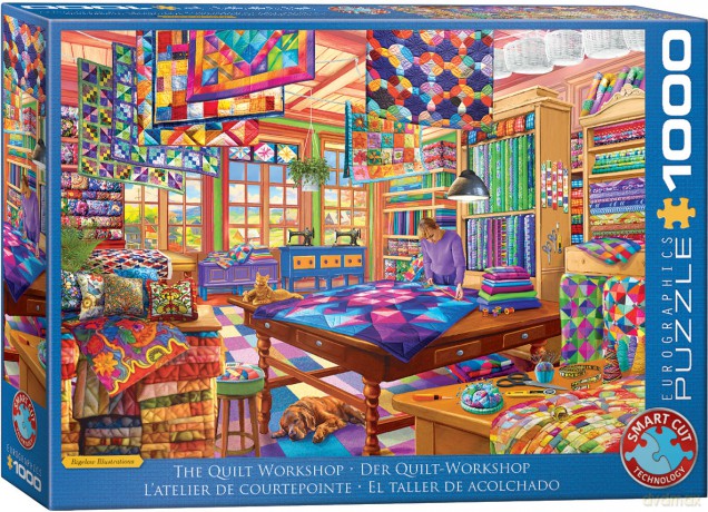 EUROGRAPHICS 1000 el. The Quilt Workshop 6000-5859 [PUZZLE]