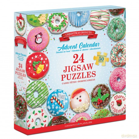 EUROGRAPHICS Kalendarz adwentowy Christmas Donuts 9924-5806 [PUZZLE]