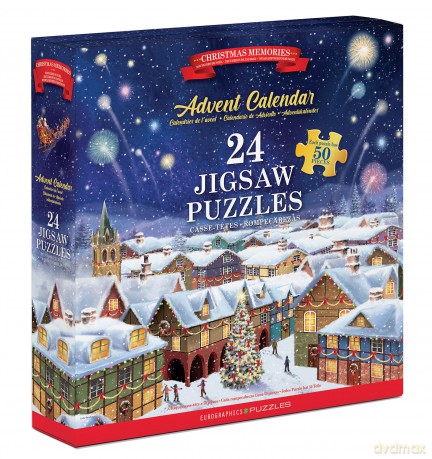 EUROGRAPHICS Kalendarz adwentowy Christmas Memories 9924-5810 [PUZZLE]