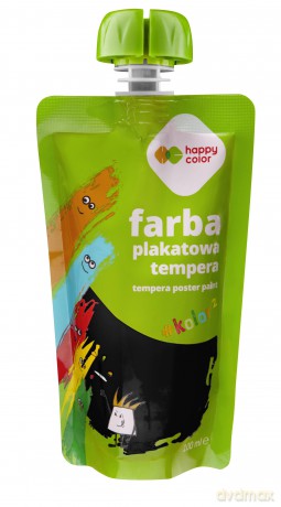 Farba plakatowa tempera 100 ml czarny