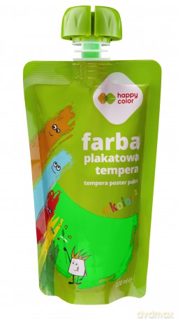 Farba plakatowa tempera 100 ml neon zielony
