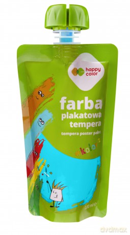 Farba plakatowa tempera 100 ml turkusowy