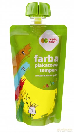 Farba plakatowa tempera 100 ml żółty