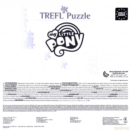 TREFL 4w1 My Little Pony: Wakacje kucyków (34153) [PUZZLE]