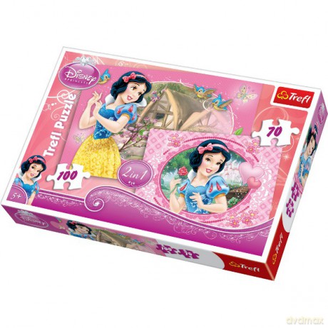 TREFL 2w1 Księżniczki: W oczekiwaniu na księcia (Disney) (Princess) (34165) [PUZZLE]