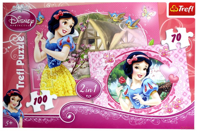 TREFL 2w1 Księżniczki: W oczekiwaniu na księcia (Disney) (Princess) (34165) [PUZZLE]
