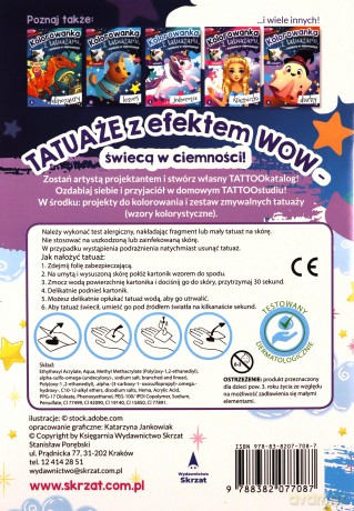 Kucyki. Kolorowanka z tatuażami - świecą w ciemności! - Opracowanie zbiorowe [KSIĄŻKA]