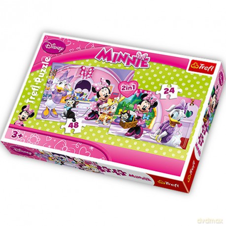 TREFL 2w1 - Minnie na zakupach (Myszka Miki) (Disney) (34166) [PUZZLE]