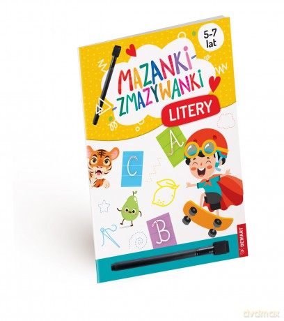 Litery. Mazanki-zmazywanki - Anna Borchard [KSIĄŻKA]