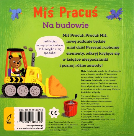 Miś Pracuś. Na budowie - Benji Davies [KSIĄŻKA]