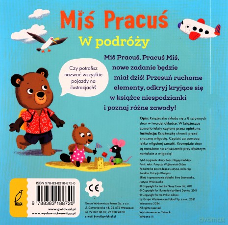 Miś Pracuś. W podróży - Benji Davies [KSIĄŻKA]