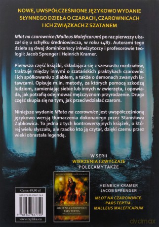 Młot na czarownice. Malleus Maleficarum. Wierzenia i zwyczaje - Heinrich Kramer, Jacob Sprenger [KSIĄŻKA]