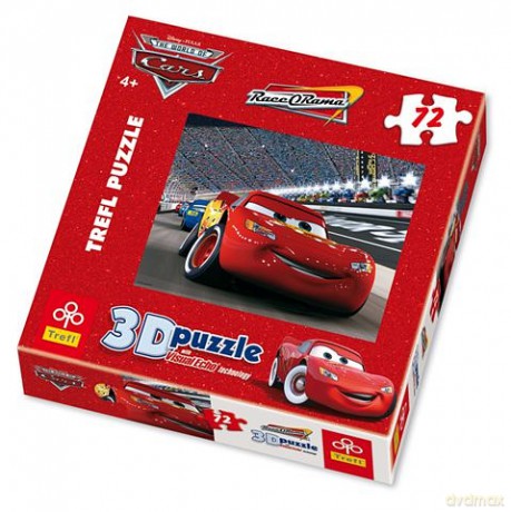 TREFL 72 Auta: Na Wyścigach (Disney) (cars) 3D (35527) [PUZZLE 3D]