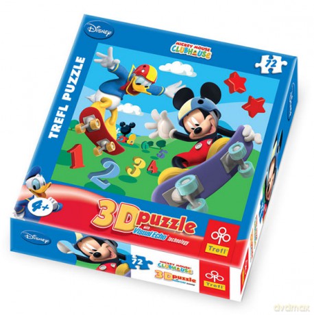 TREFL 72 Myszka Miki: Cyferki (Disney) 3D (35542) [PUZZLE 3D]