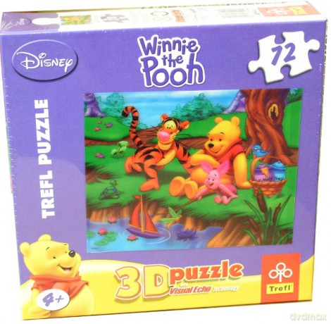 TREFL 72 Kubuś Puchatek: Żaglówka (Disney) (35544) [PUZZLE 3D]