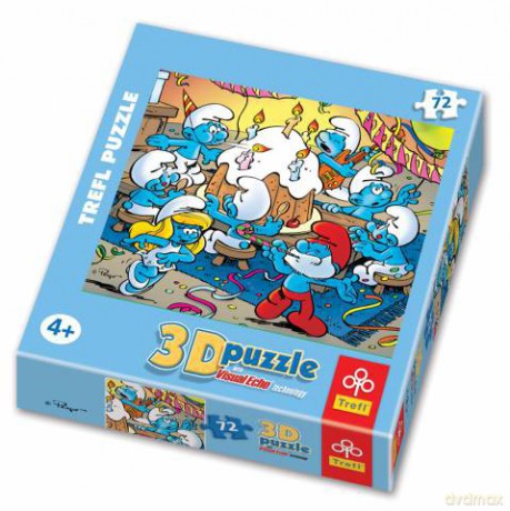 TREFL 72 Smerfy: Smerfne urodziny 3D (35555) [PUZZLE 3D]