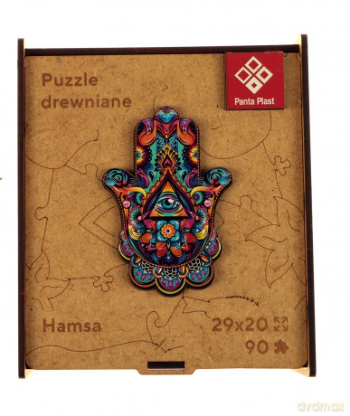 PANTA PLAST 90 el. drewniane A4 Hamsa [PUZZLE]