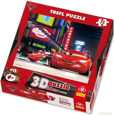 TREFL 72 Auta: Zygzak i Francesco (Disney) (Cars 2) 3D (35556) [PUZZLE 3D]