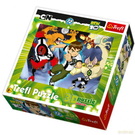 TREFL 72 Ben 10: W natarciu3D (35557) [PUZZLE 3D]